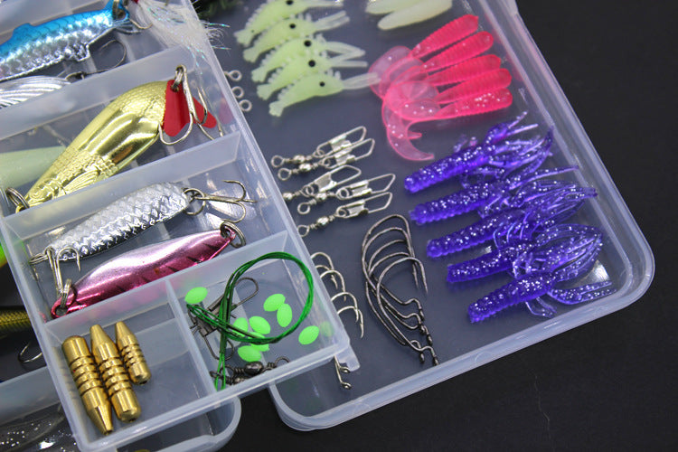 Fishing Gear - Sequined Soft Bait Set