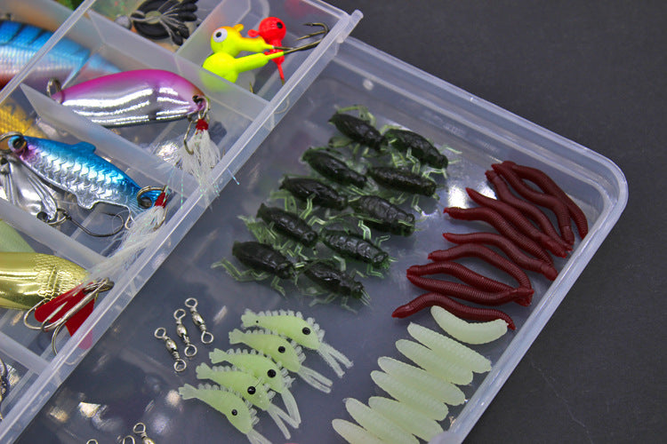 Fishing Gear - Sequined Soft Bait Set