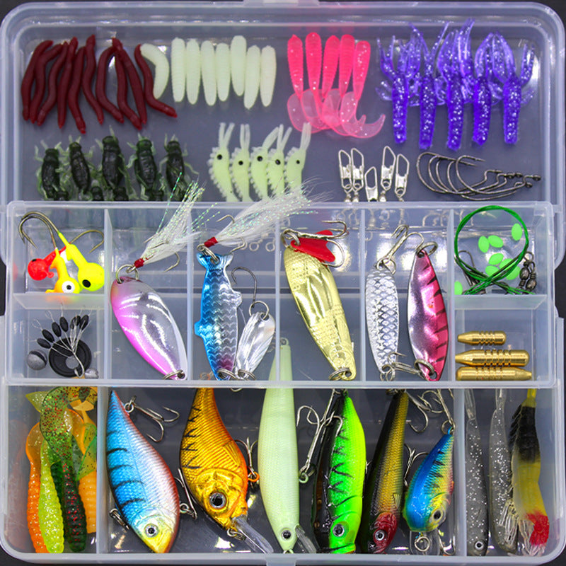 Fishing Gear - Sequined Soft Bait Set