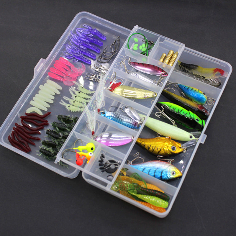 Fishing Gear - Sequined Soft Bait Set