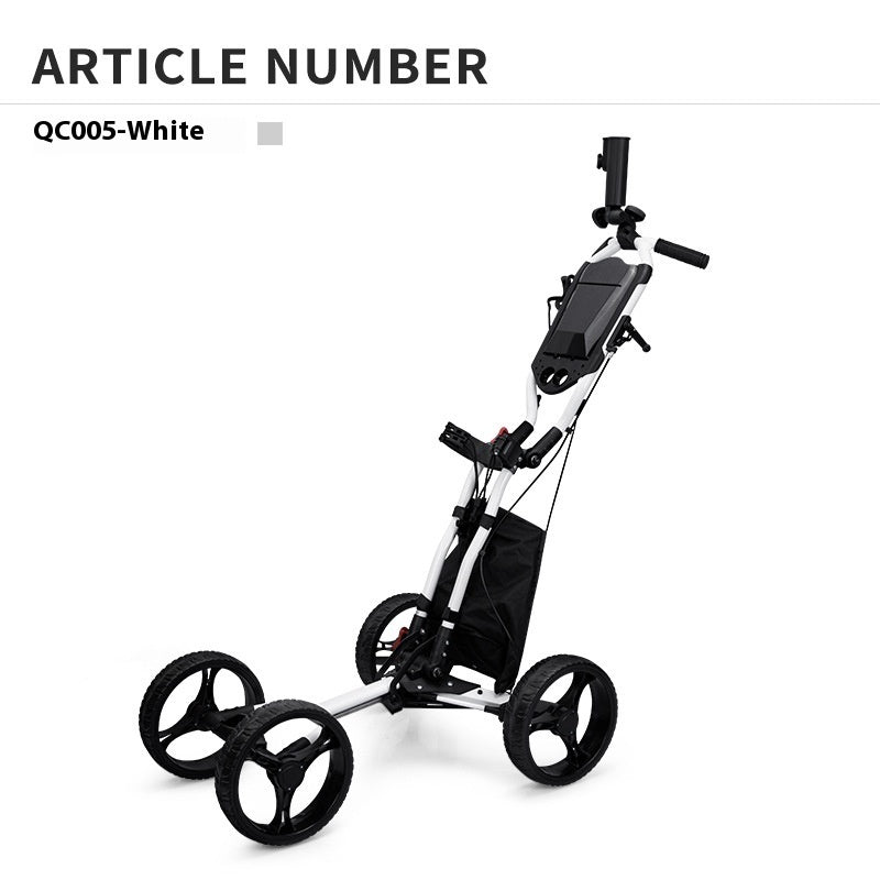 Foldable Four-wheel Golf Trolley