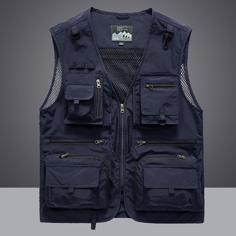 Men's Casual Outdoor Multi-pocket Fishing Vest