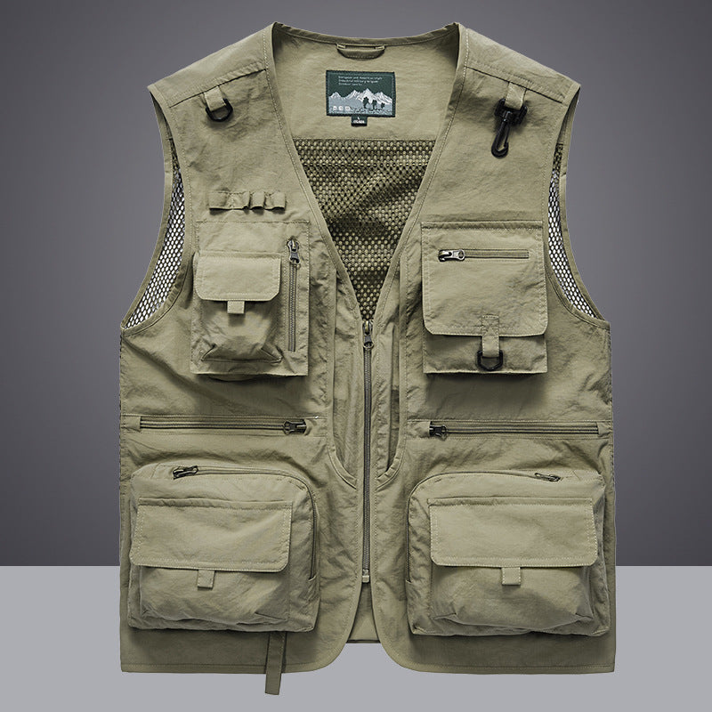 Men's Casual Outdoor Multi-pocket Fishing Vest