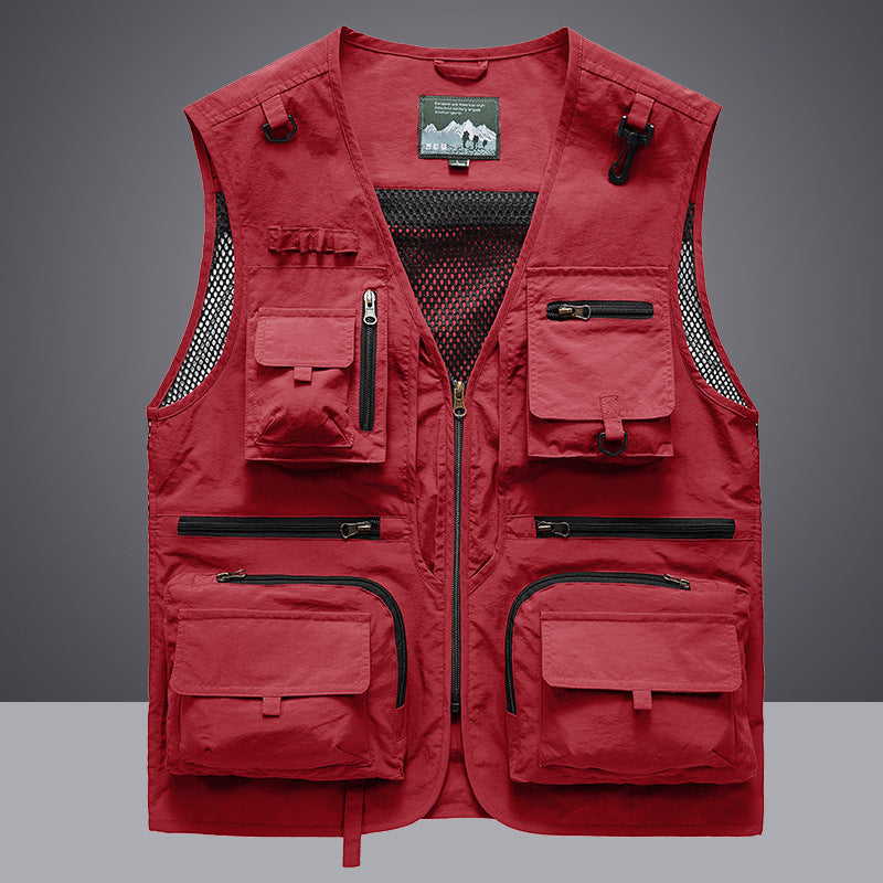 Men's Casual Outdoor Multi-pocket Fishing Vest