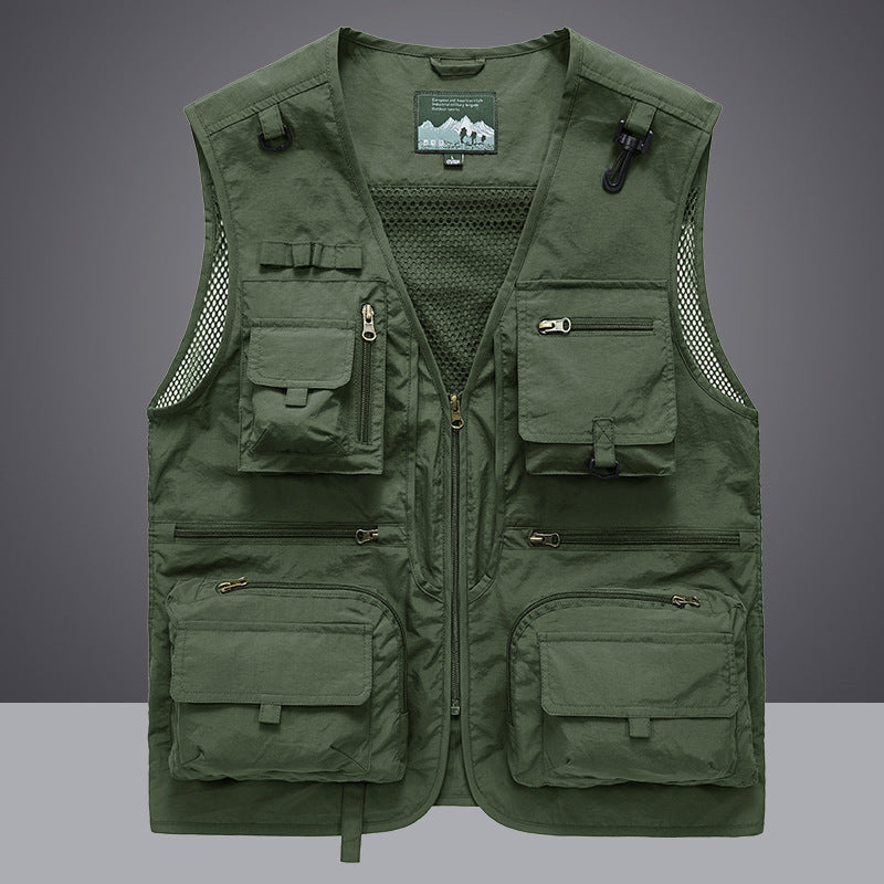 Men's Casual Outdoor Multi-pocket Fishing Vest