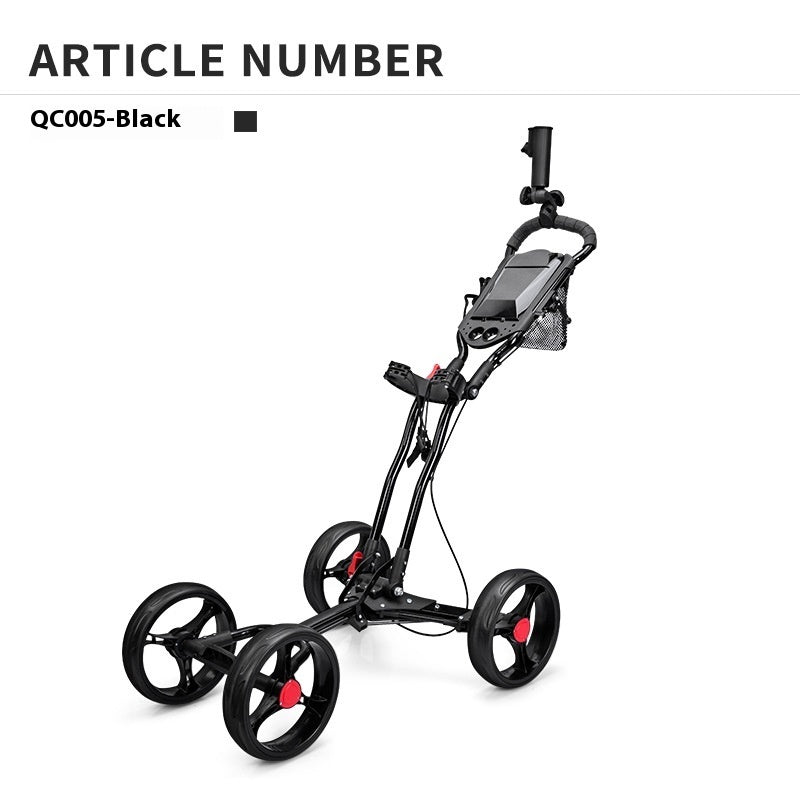 Foldable Four-wheel Golf Trolley
