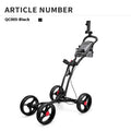 Foldable Four-wheel Golf Trolley